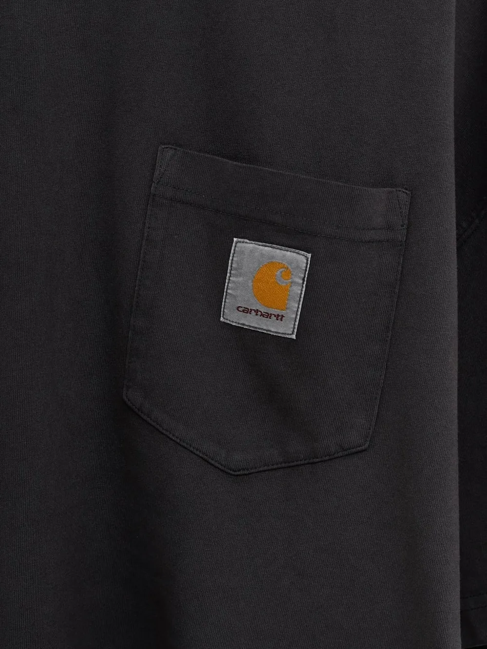 Carhartt WIP S S Hudson T-shirt met zak Zwart