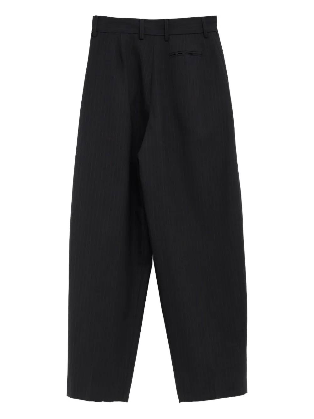 Cristaseya pinstripe pleated trousers - Zwart