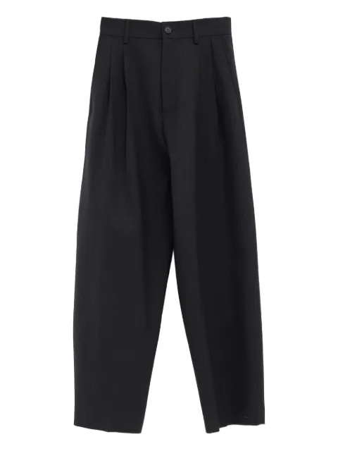 Cristaseya pinstripe pleated trousers