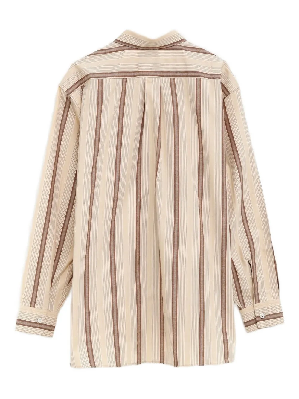 Cristaseya striped long-sleeve shirt - Beige