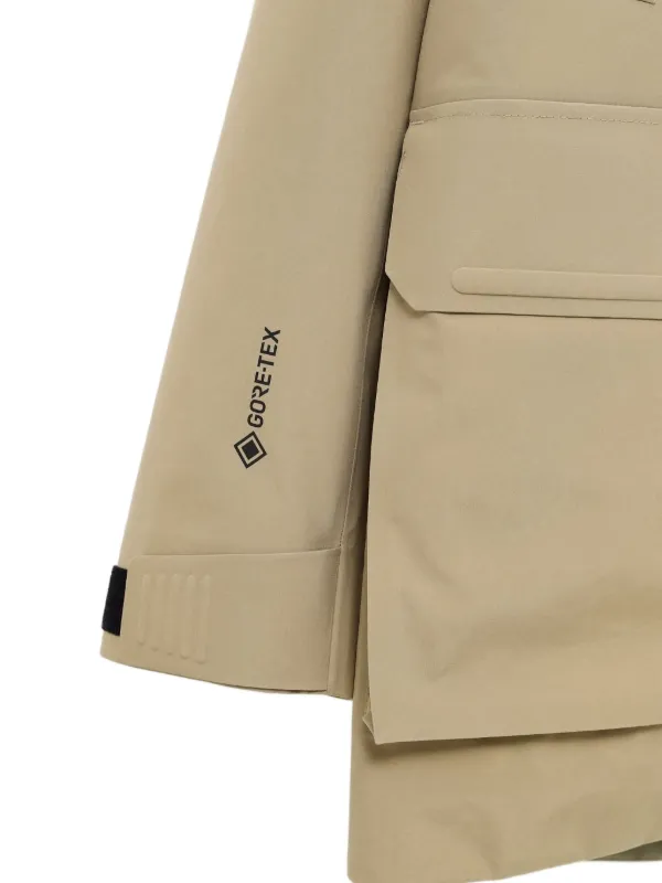 Moncler Grenoble Hooded Pocket Coat | Neutrals | FARFETCH