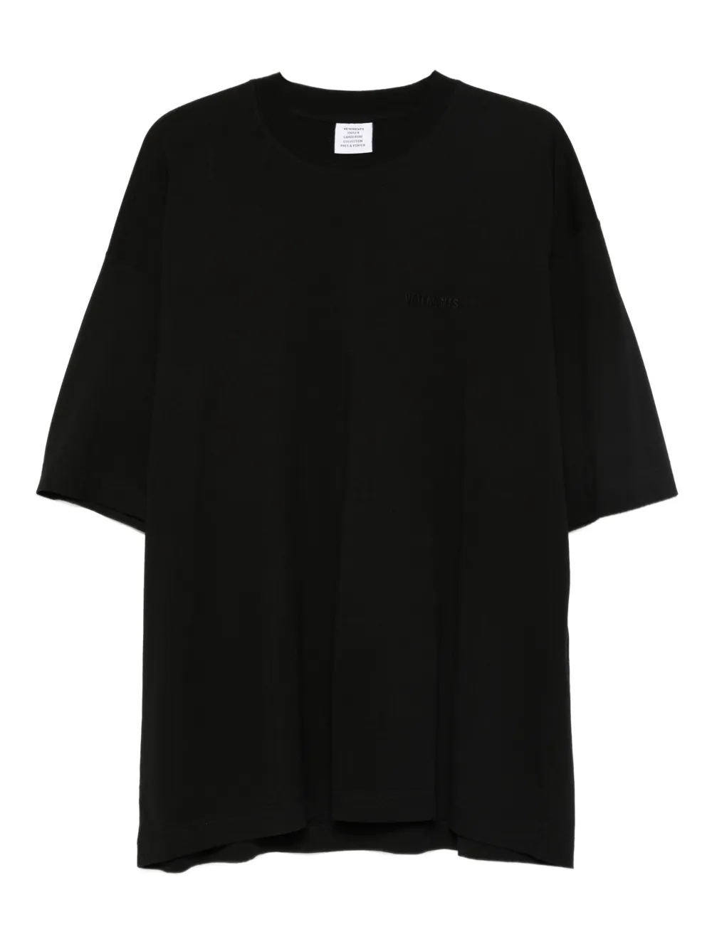 VETE TS Katoenen T-shirt Zwart