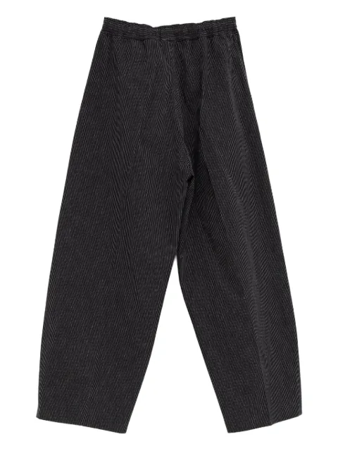 Cristaseya pinstripe elasticated-waist trousers