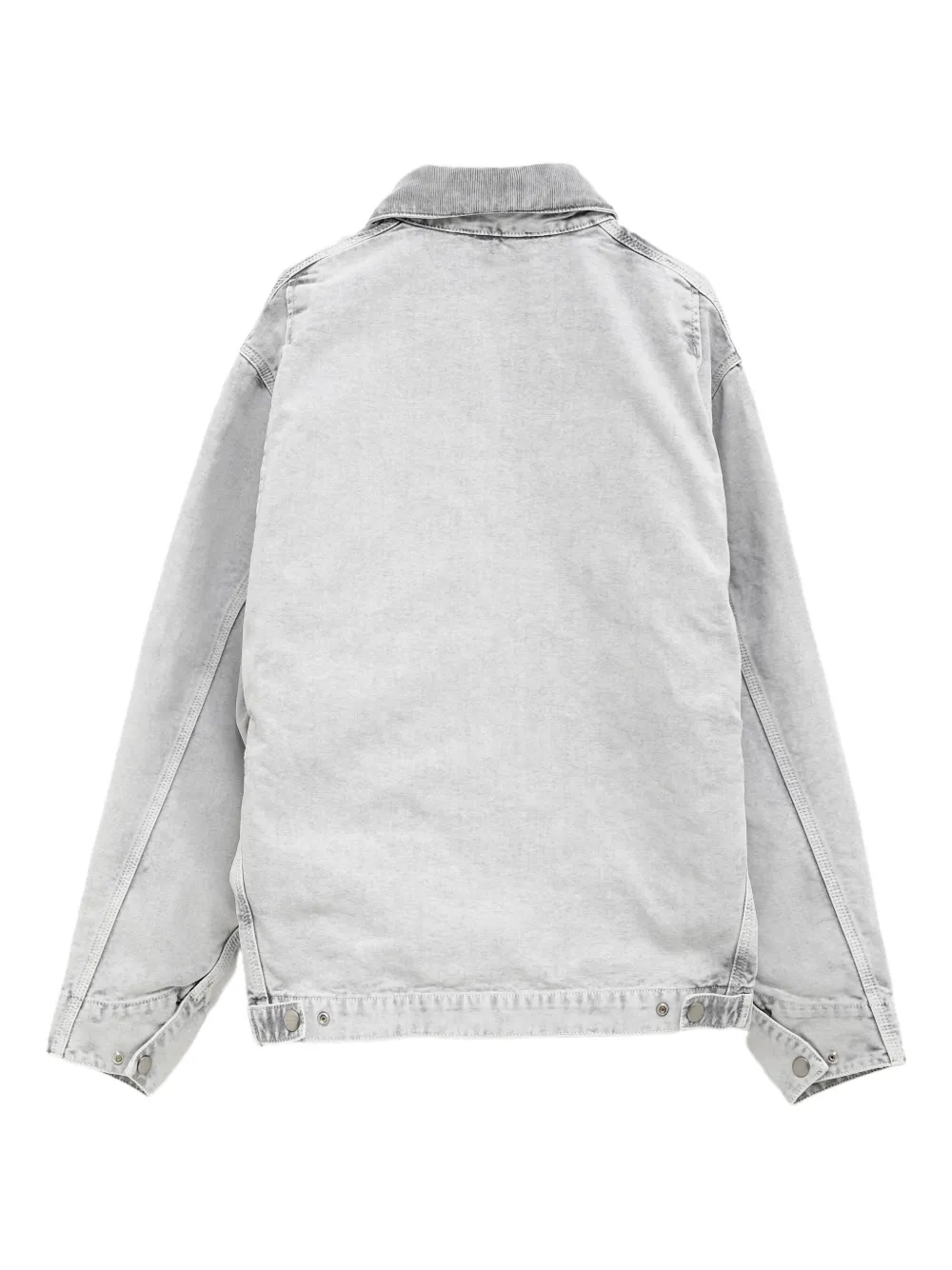 Carhartt WIP corduroy-collar pocket jacket 00E5F GREY
