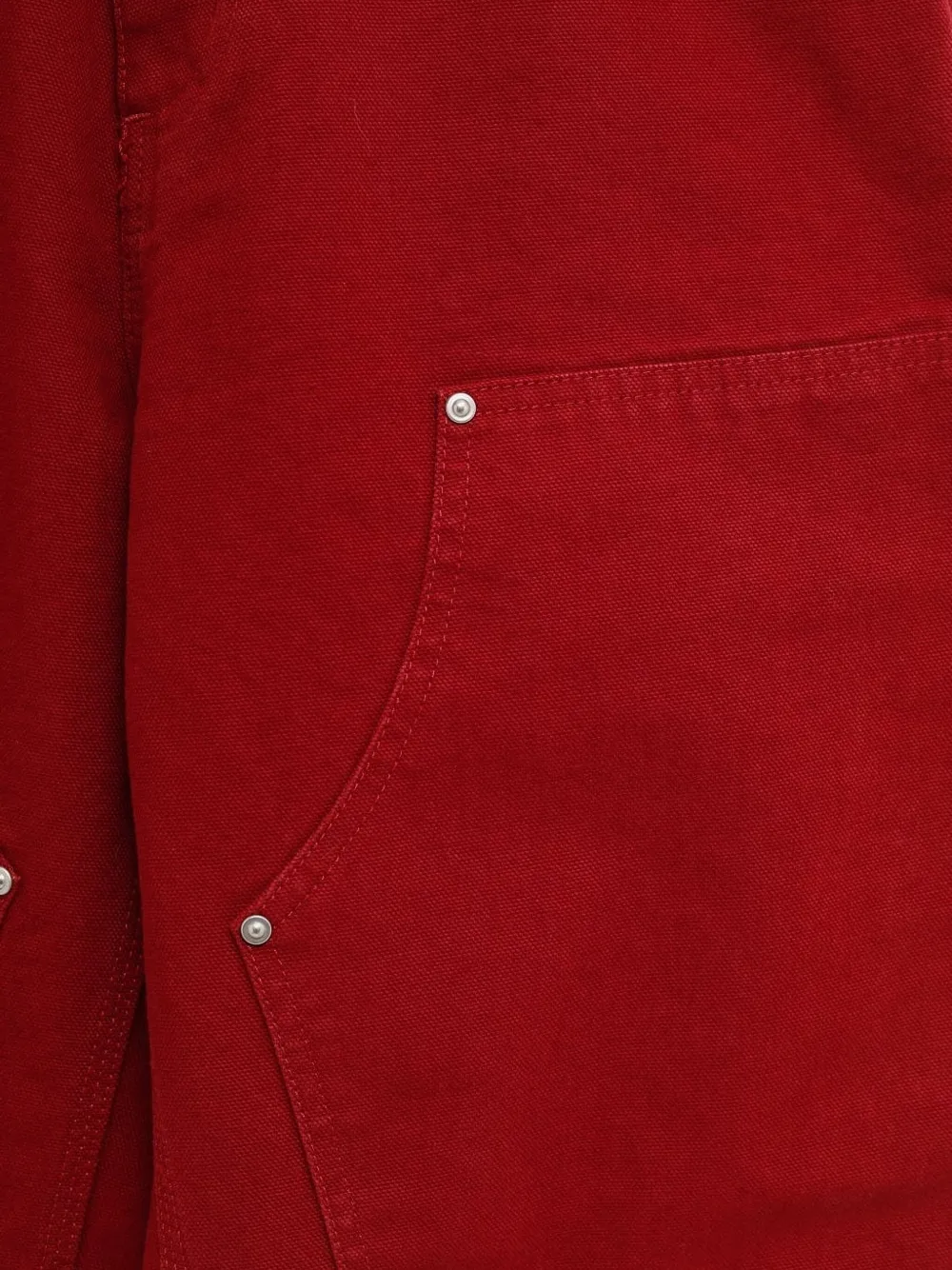 Carhartt Og Double Pockets Trousers In Red
