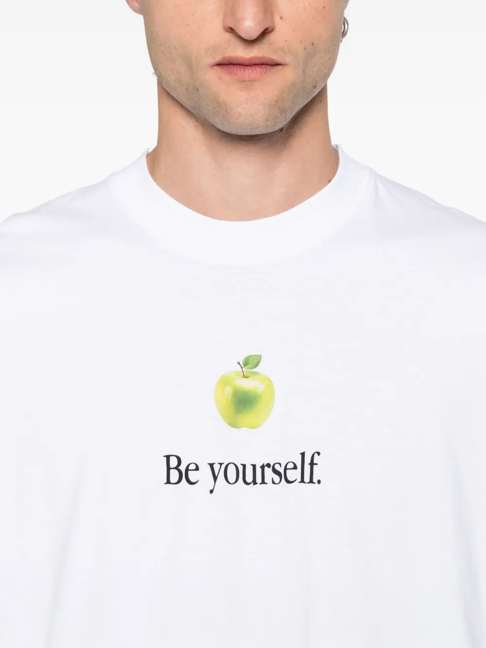 VETEMENTS T-shirt met Apple-print Wit