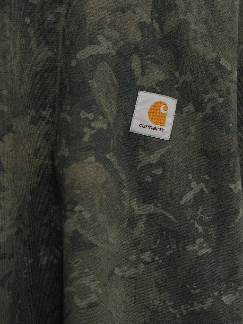 Carhartt WIP Sweater met logopatch Groen