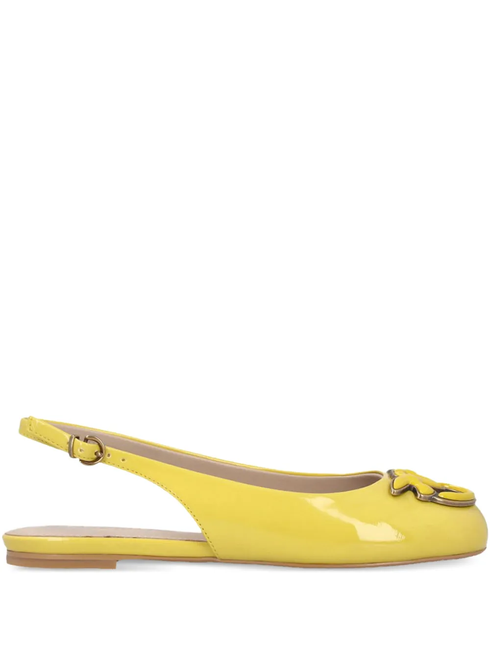 Pinko Slingback Embellished Flat Pumps