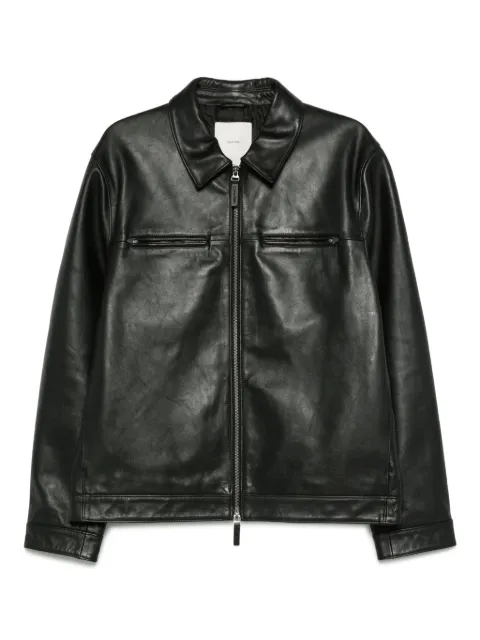 Calvin Klein ジップアップ レザージャケット