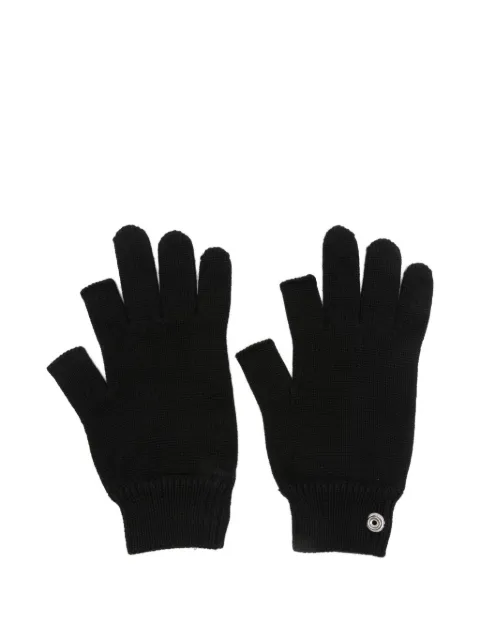 Rick Owens fingerless wool gloves