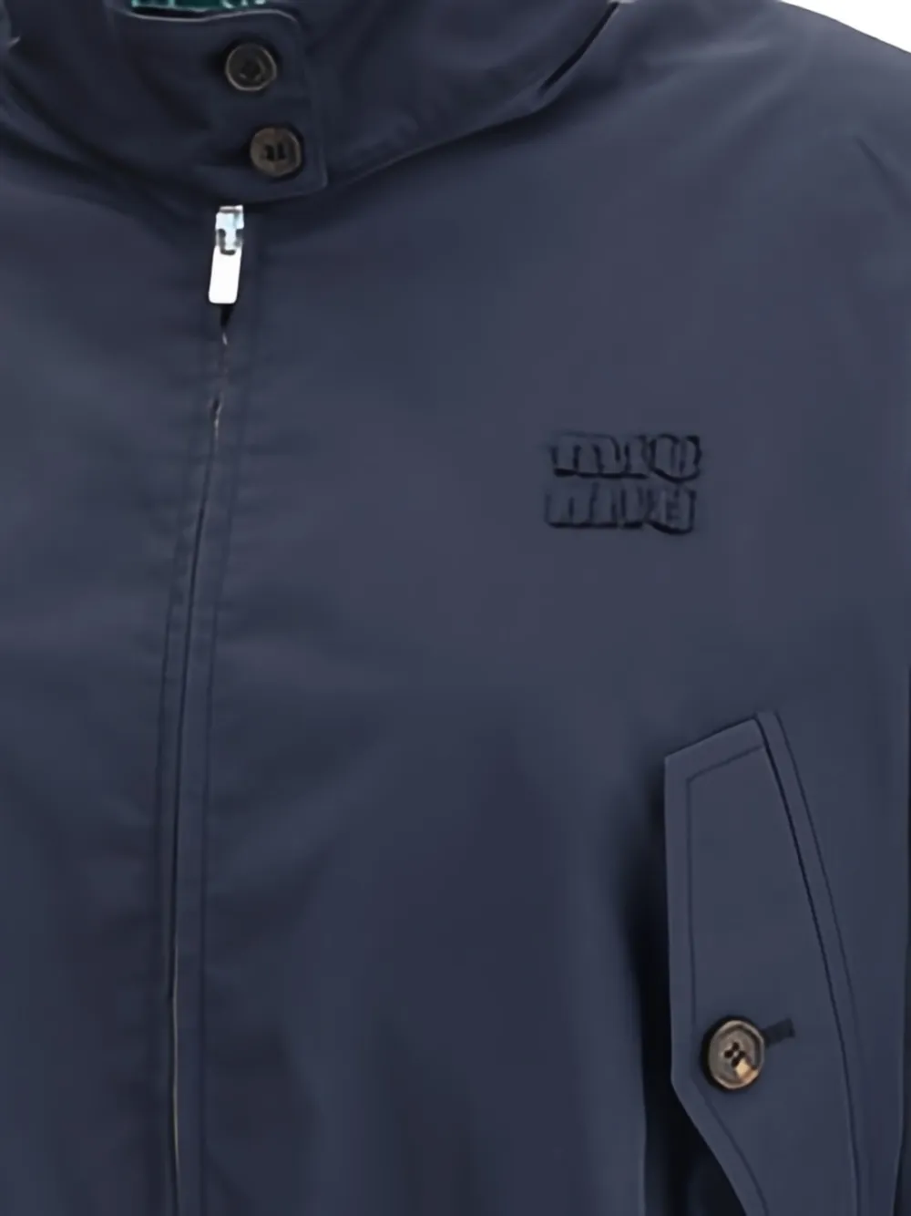 Miu Jack met geborduurd logo Blauw