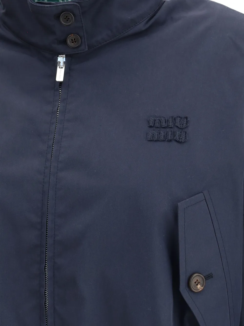 Miu Jack met geborduurd logo Blauw
