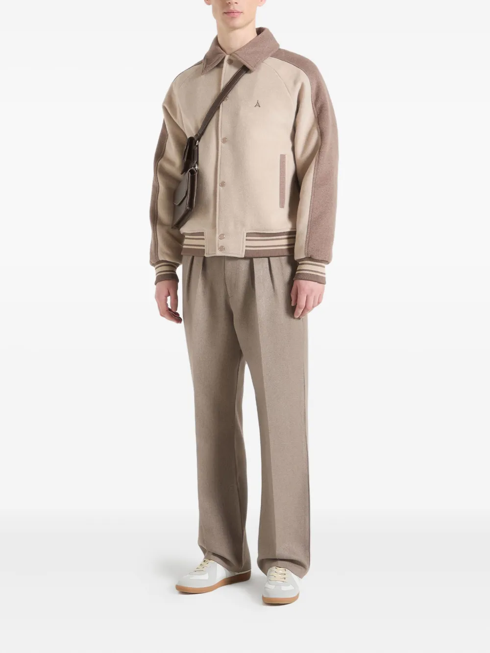 Manière De Voir André contrast-panel jacket | Bomber Jackets | Image 2