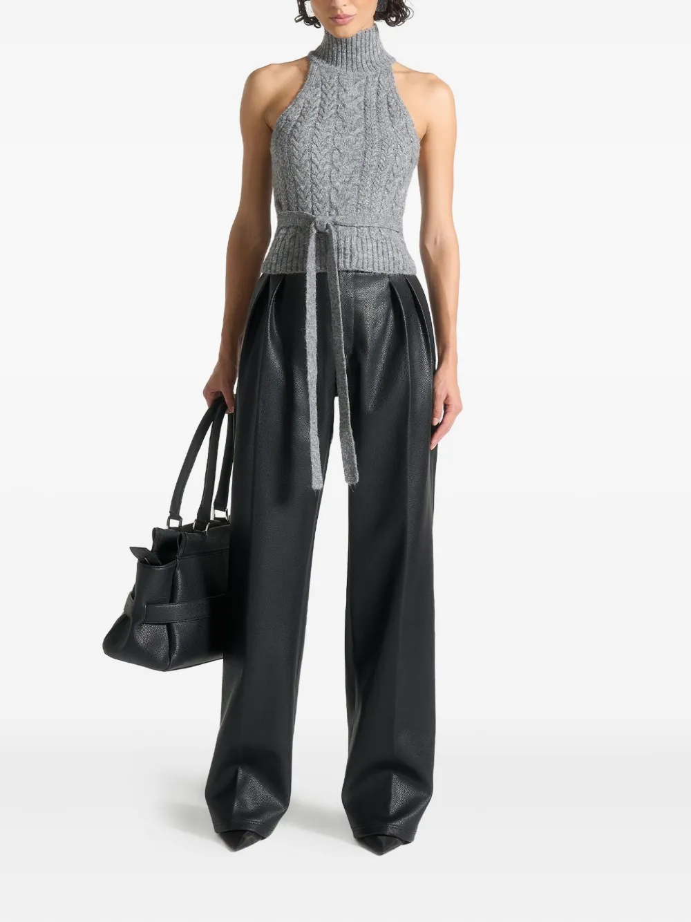 Manière De Voir pleat-detailed trousers | High Waisted Pants | Image 2