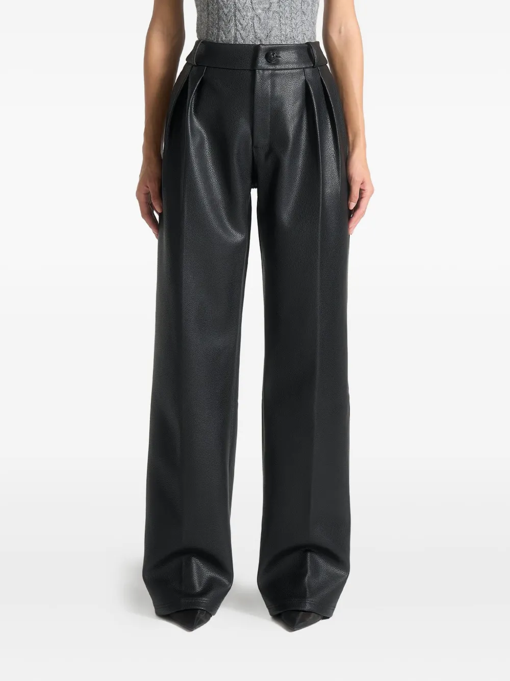 Manière De Voir pleat-detailed trousers | Black | Image 1