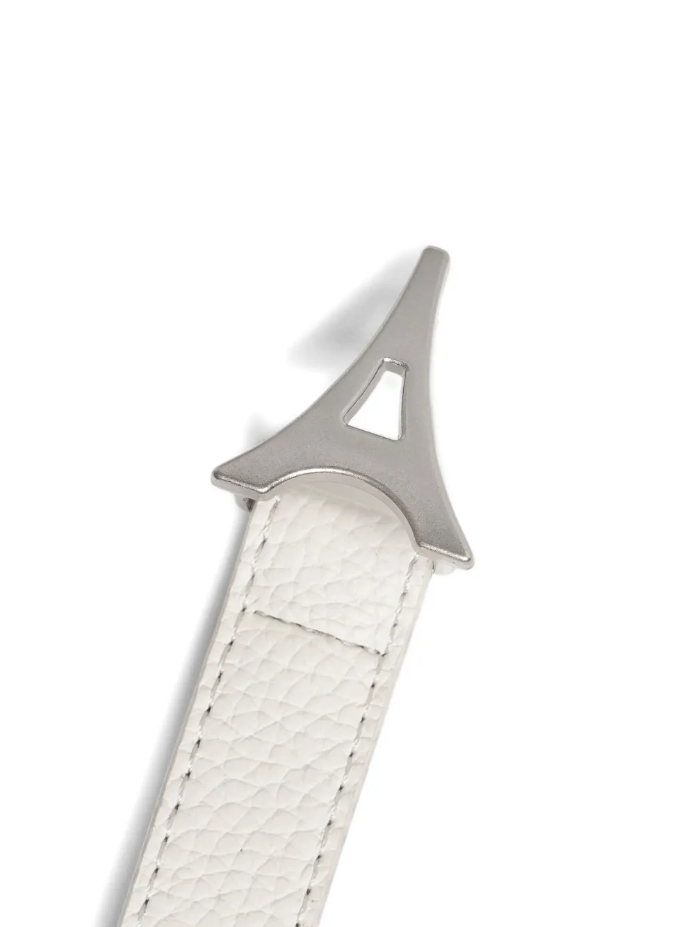 Manière De Voir Eiffel leather belt Wit