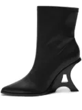 Manière De Voir L‘Eiffel pointed-toe boots - Black
