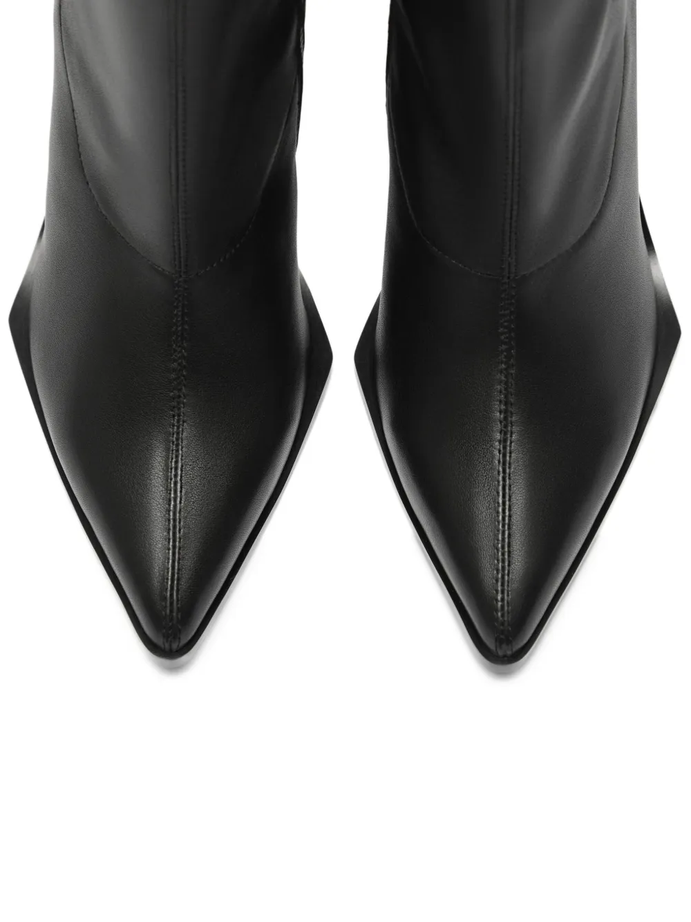 Manière De Voir L Eiffel pointed-toe boots Black
