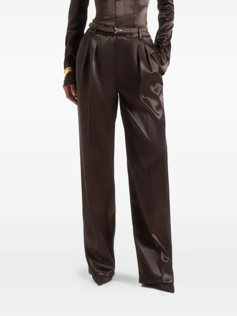 Manière De Voir Julie satin tailored trousers
