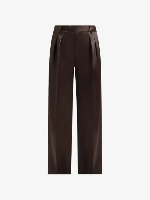 Manière De Voir Julie satin twin pleat pants