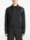 Manière De Voir Denis tailored varsity jacket - Black