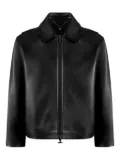 Manière De Voir Bernard leather jacket - Black