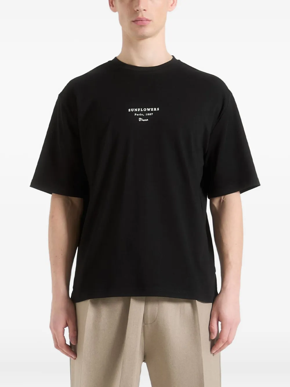 Manière De Voir Van Gogh T-shirt | Black | Image 1