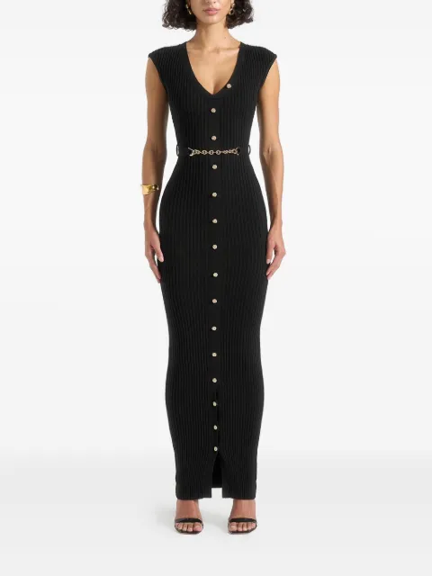 Manière De Voir Helene belted knitted dress