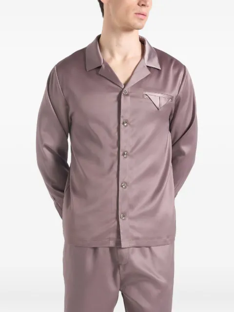 Manière De Voir satin-finish shirt