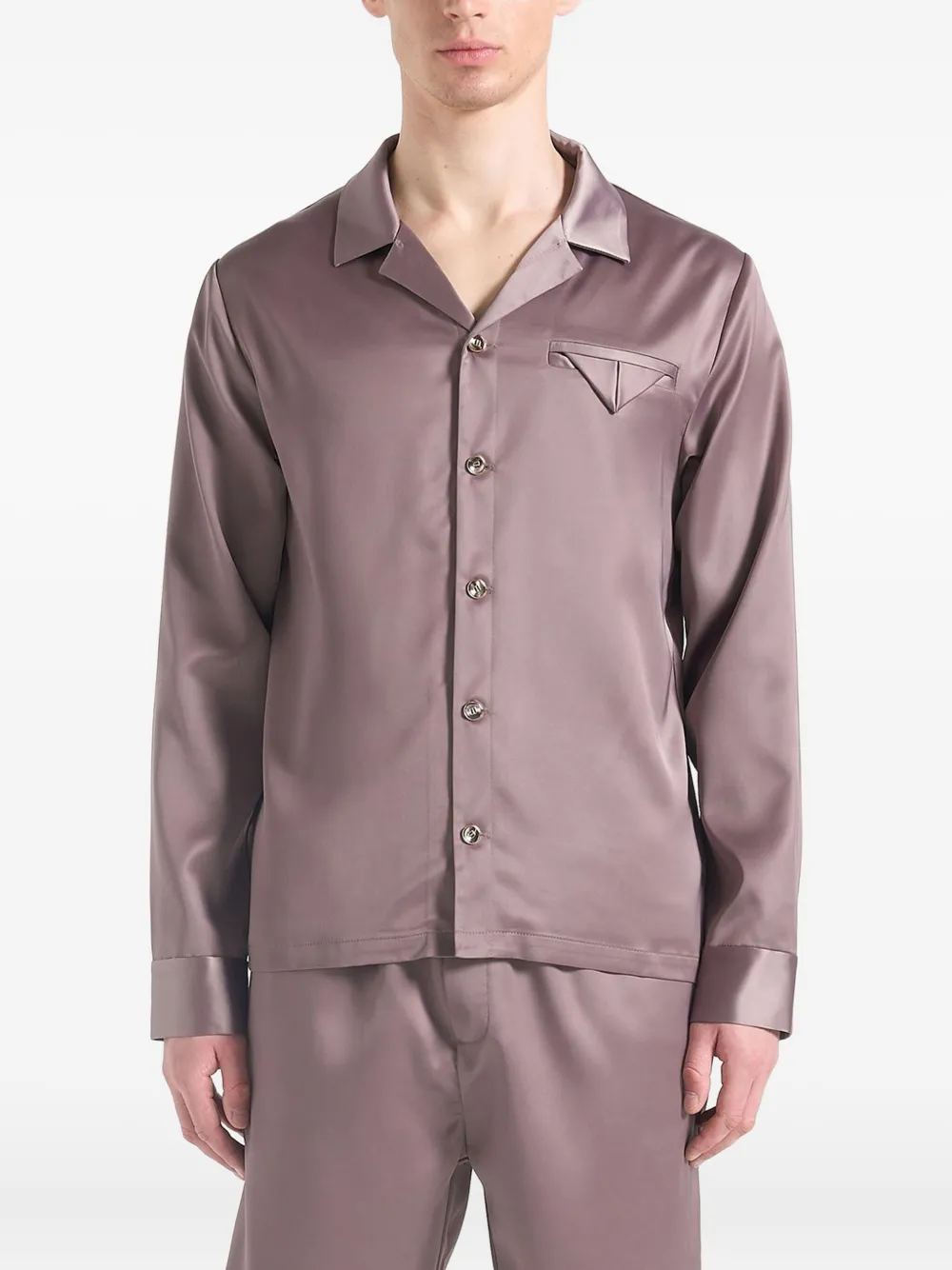 Constant satin overshirt