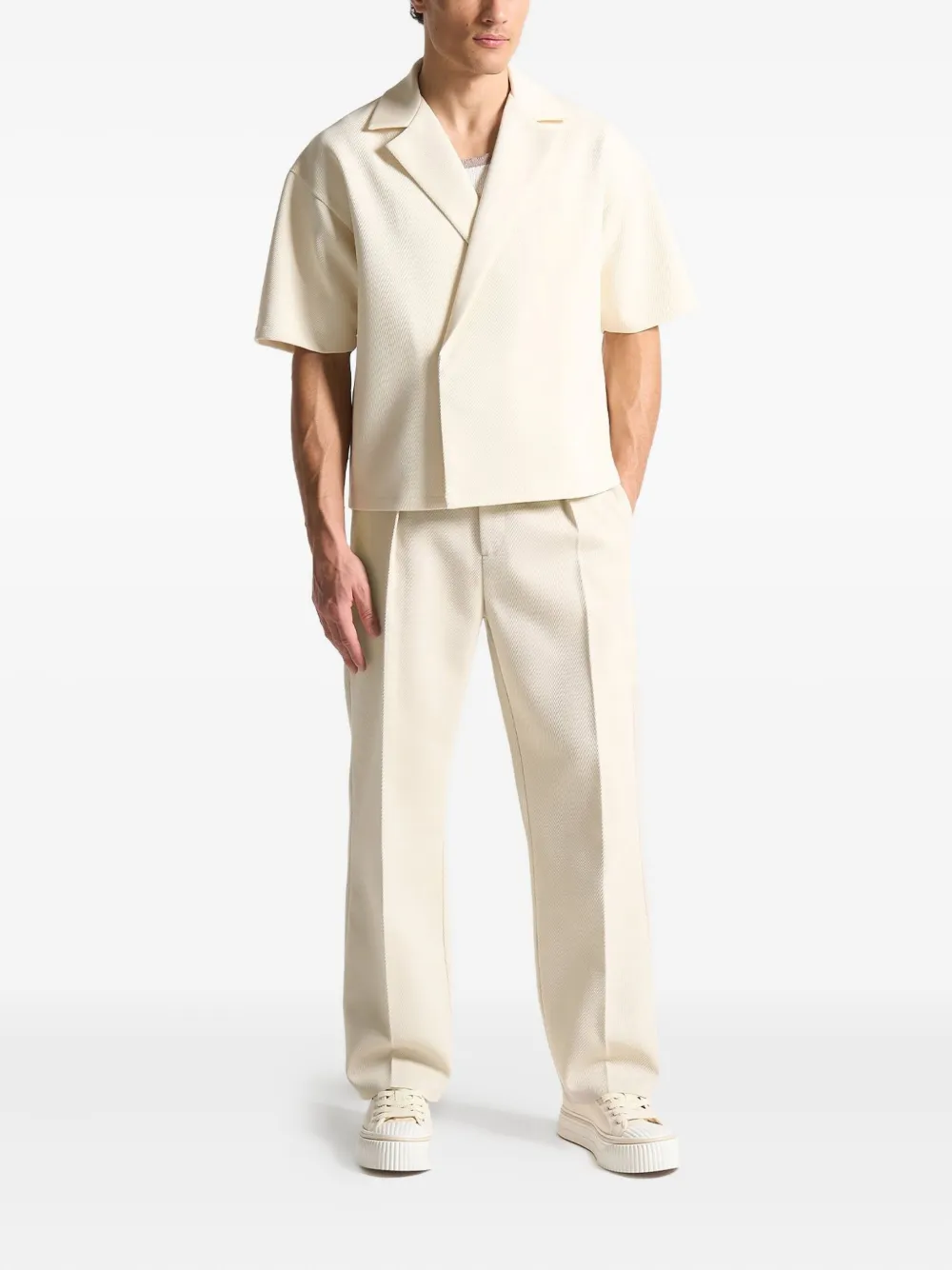 Manière De Voir Abel short-sleeve double-breasted shirt | Image 2
