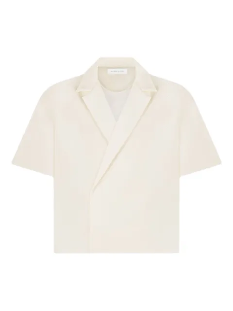 Manière De Voir Abel short-sleeve double-breasted shirt