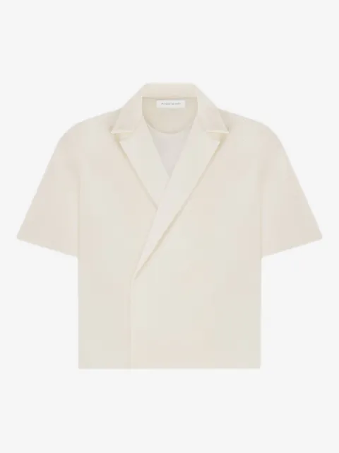 Manière De Voir Abel boxy twill double breasted shirt