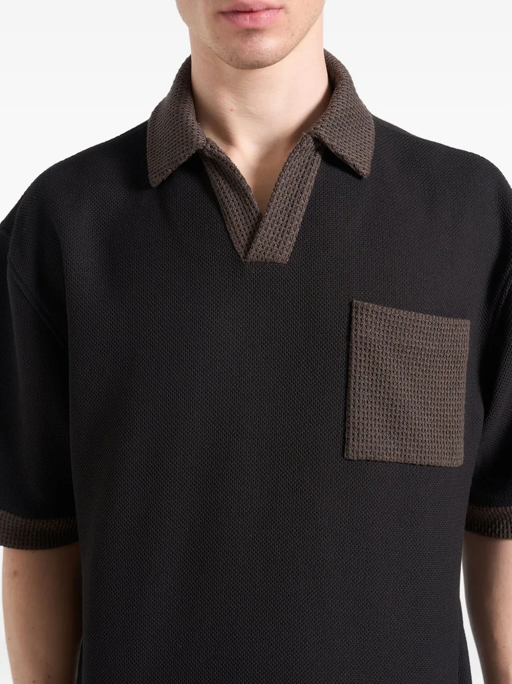 Manière De Voir Brice T-shirt - Zwart