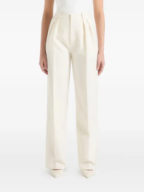 Manière De Voir Julie pleat-detailing trousers