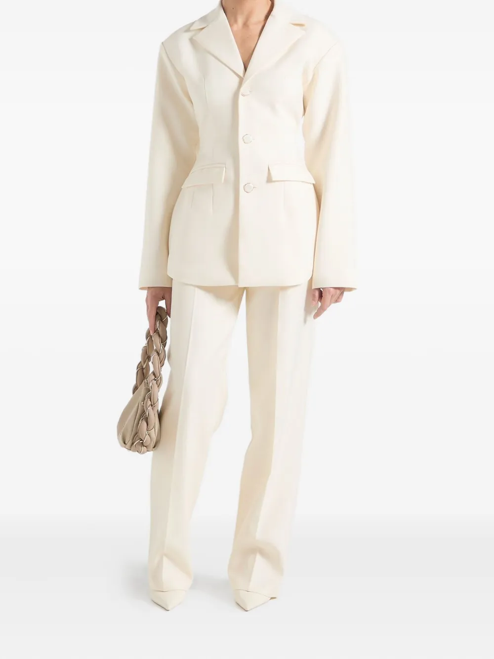 Manière De Voir Claire wide-shoulder blazer | Blazers | Image 2
