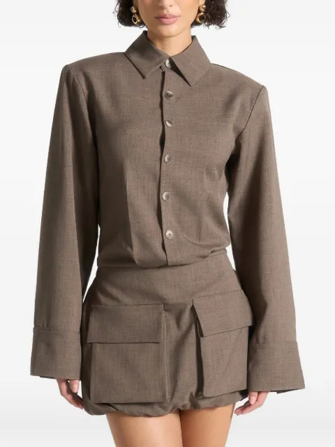 Manière De Voir cargo-pockets mini dress
