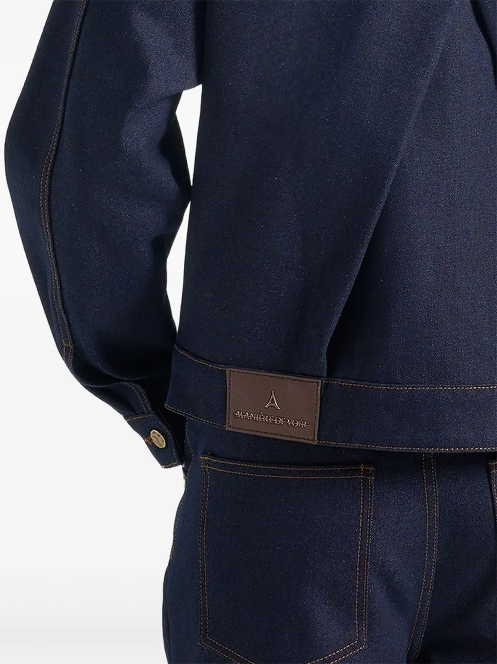 Manière De Voir Damien denim jack Blauw