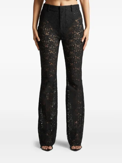Manière De Voir lace flared trousers