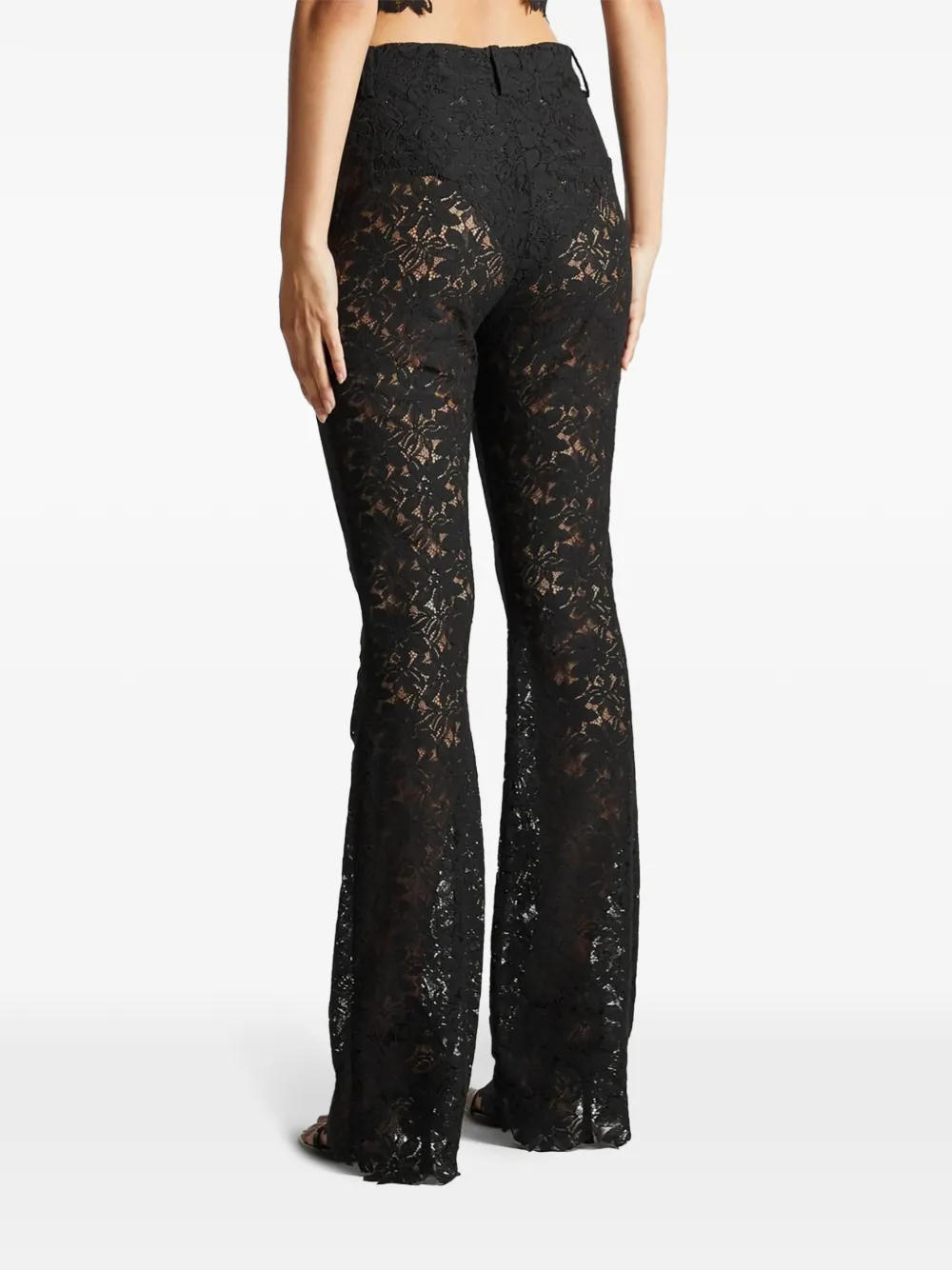 Manière De Voir Flared broek Zwart