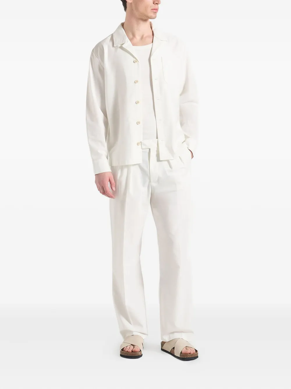 Manière De Voir Pierre twin-pleat linen trousers | ストレートパンツ | Image 2