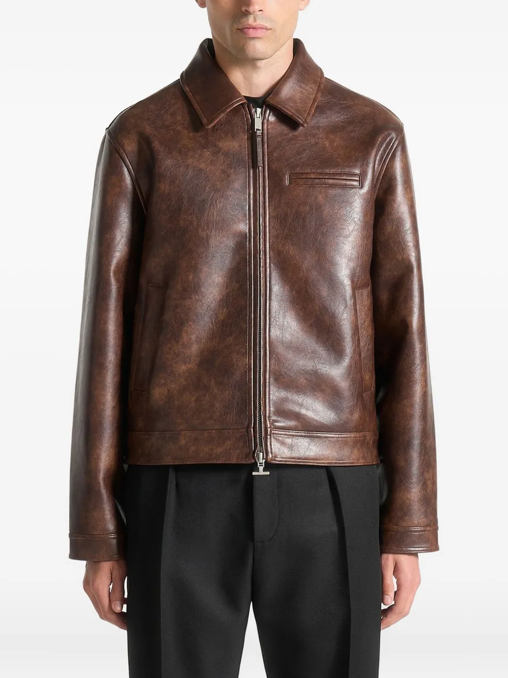 Laurent leather jacket