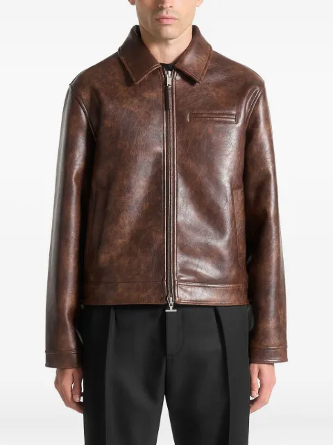 Manière De Voir Laurent vintage leather jacket