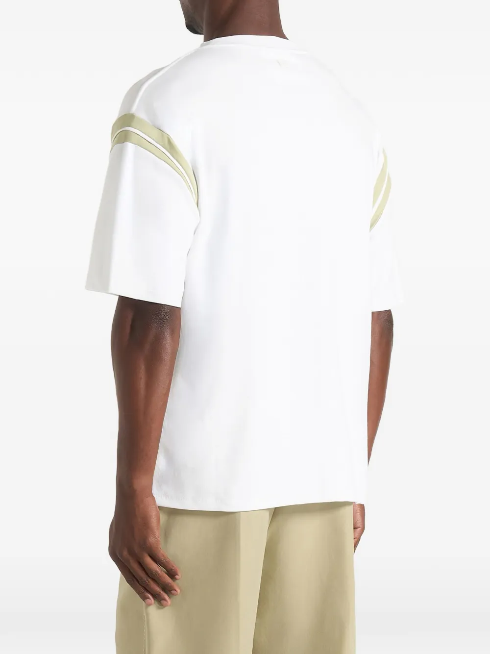 Manière De Voir Georges varsity katoenen T-shirt Wit
