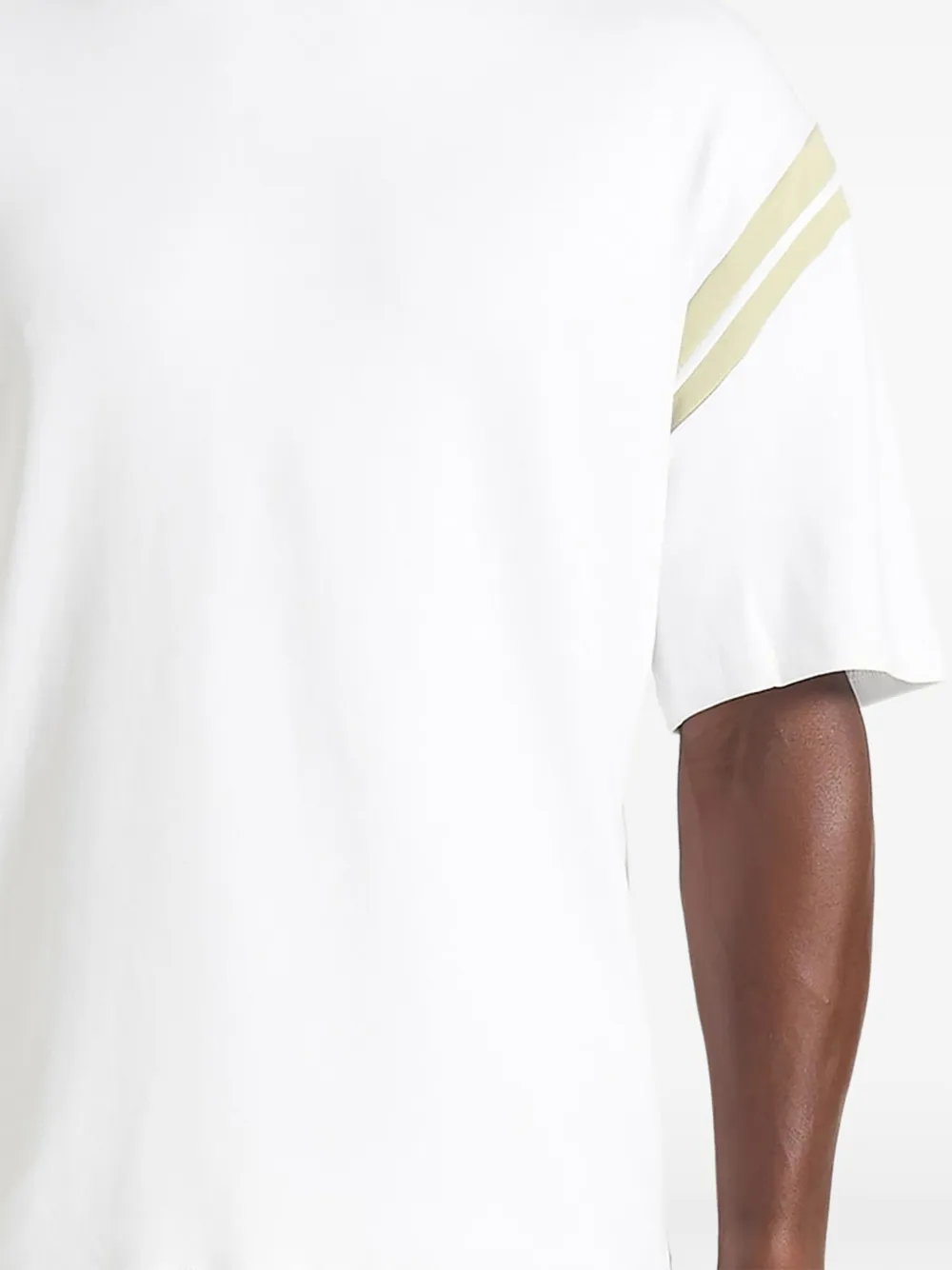 Manière De Voir Georges varsity katoenen T-shirt Wit