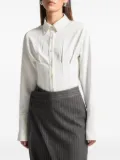 Manière De Voir Agnes corset shirt bodysuit - White