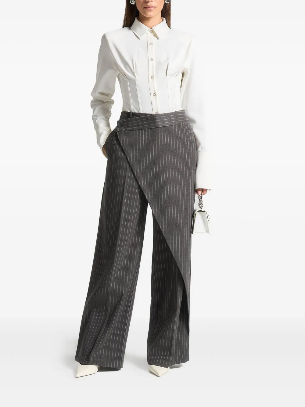 Manière De Voir Agnes corset shirt bodysuit | Shirts | Image 2