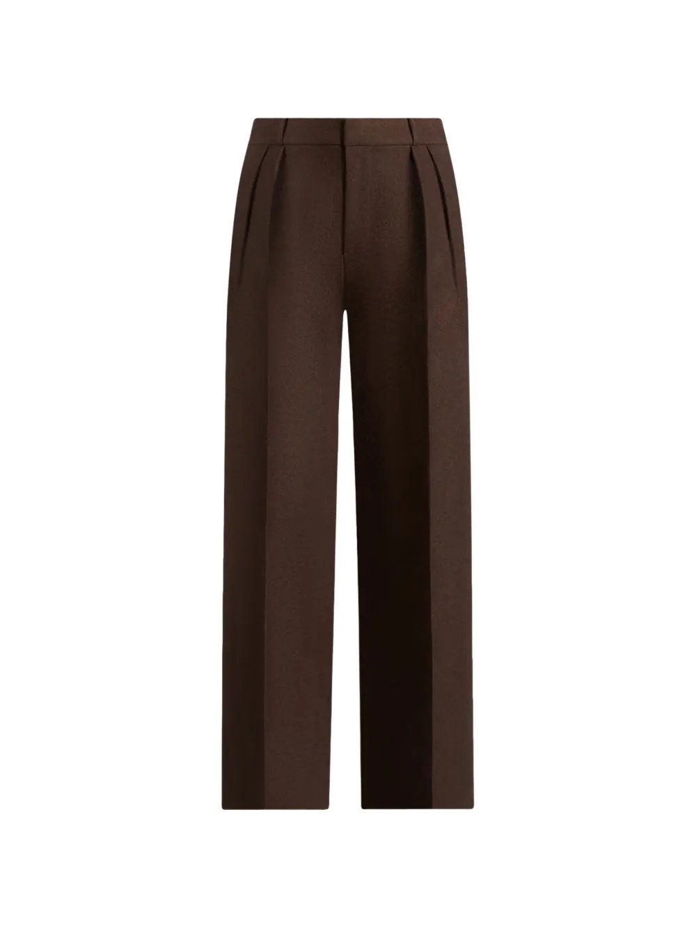 Manière De Voir Julie twin-pleat trousers - Marrone