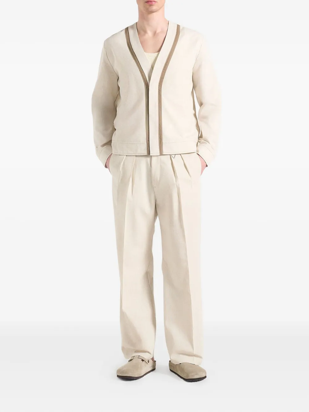 Manière De Voir Pierre pleat-detailed trousers | Tailored Pants | Image 2