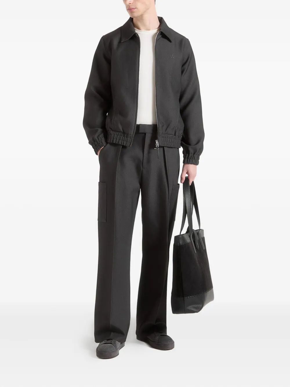 Manière De Voir Eli textured dual-zip shirt jacket | Shirt Jackets | Image 2
